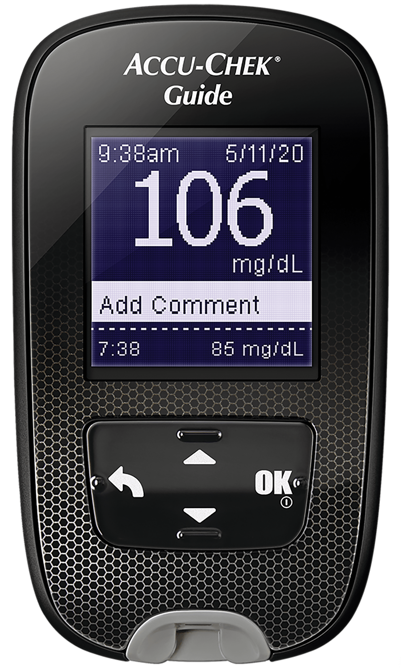 Accu-Chek® Guide blood glucose meter (measurement in mmol/L)